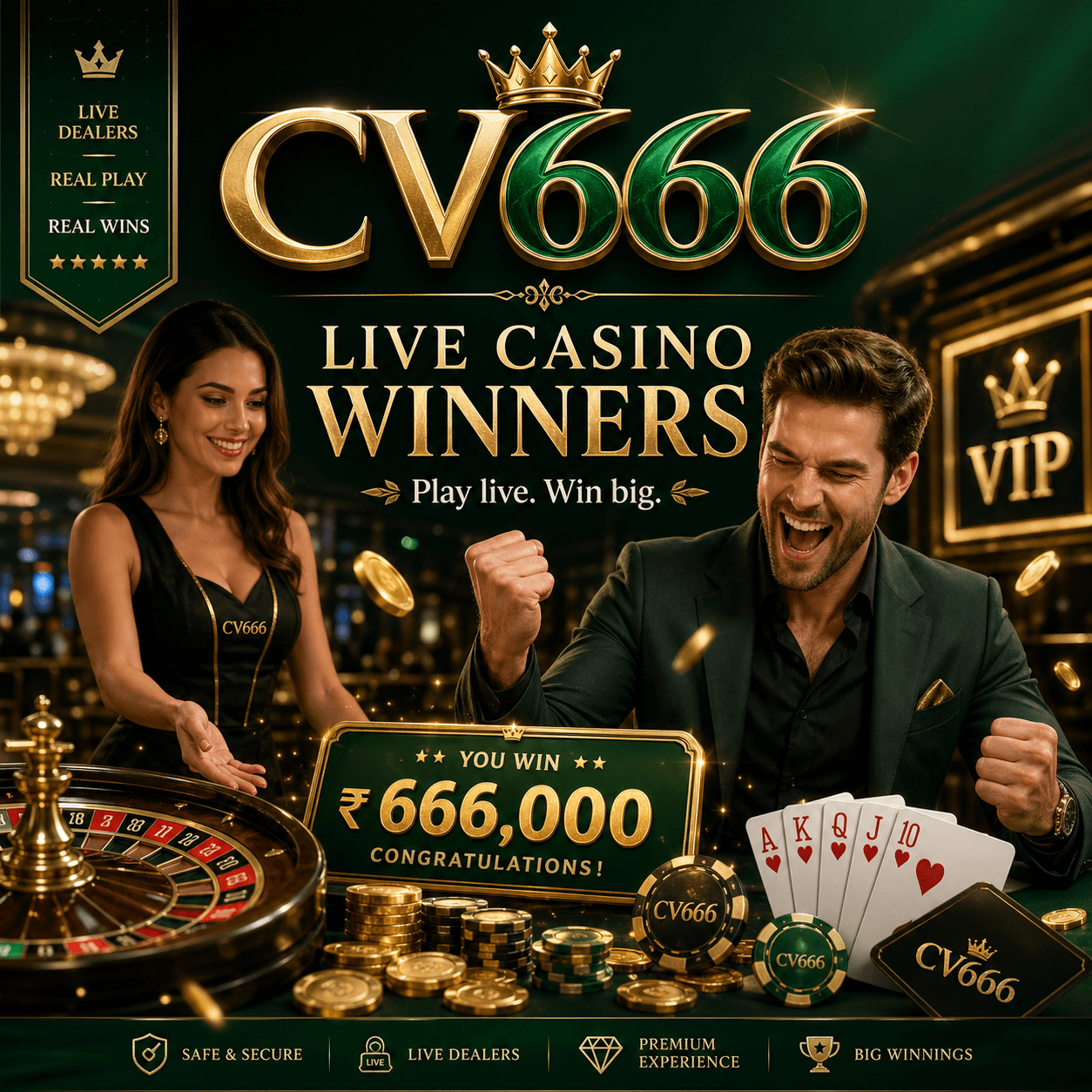 cv666 live casino winners image