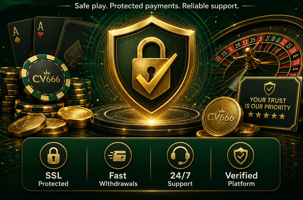 cv666 trusted secure casino badge image
