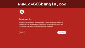 ভুয়া redirect, APK এবং login page red flag চিহ্নিত করার উদাহরণ