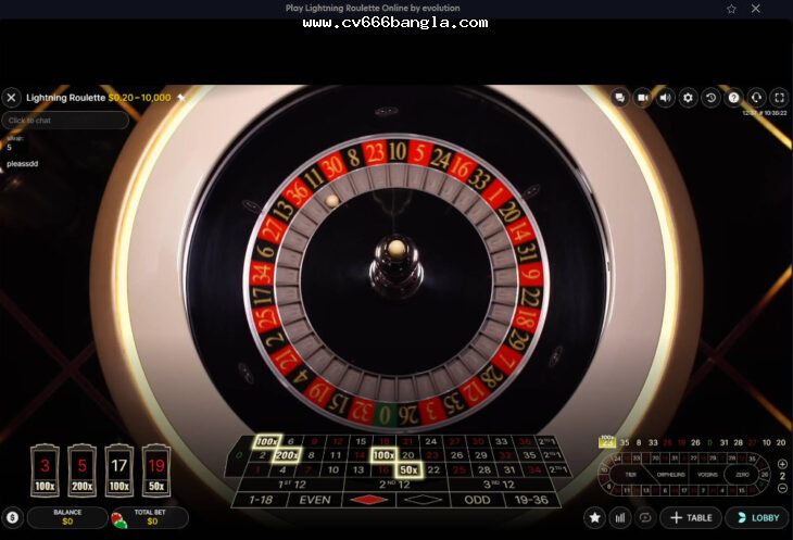 cv666 Lightning Roulette Guide – লাইভ রুলেট টেবিল
